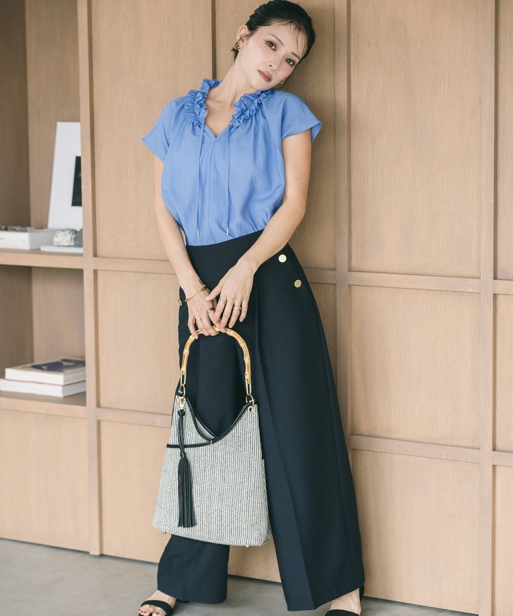 YECCA VECCA「【尾崎紗代子さん着用】＜A4対応＞チャーム付き2wayショルダーバッグ」|ショルダー・メッセンジャー|