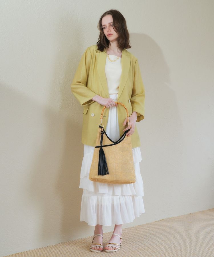 YECCA VECCA「【尾崎紗代子さん着用】＜A4対応＞チャーム付き2wayショルダーバッグ」|ショルダー・メッセンジャー|