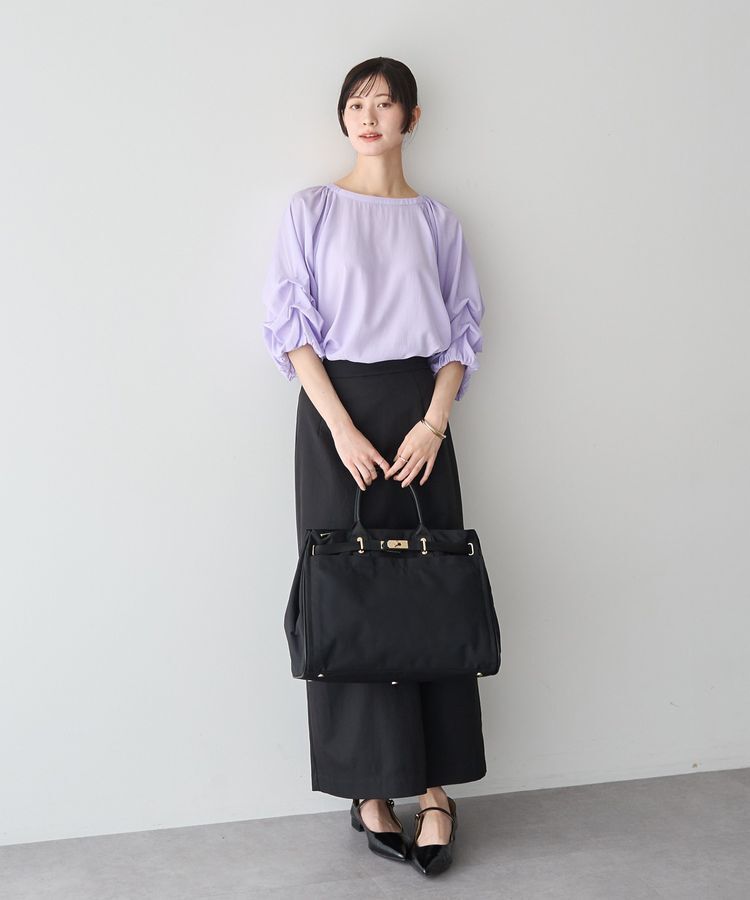 YECCA VECCA「story.PL BELTED TOTE L」|トートバッグ|