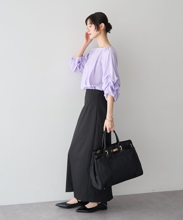 YECCA VECCA「story.PL BELTED TOTE L」|トートバッグ|