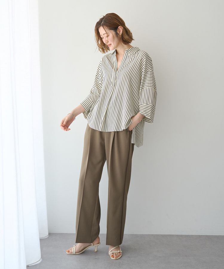 YECCA VECCA「サイドラインパイピングストレートパンツ」|その他|