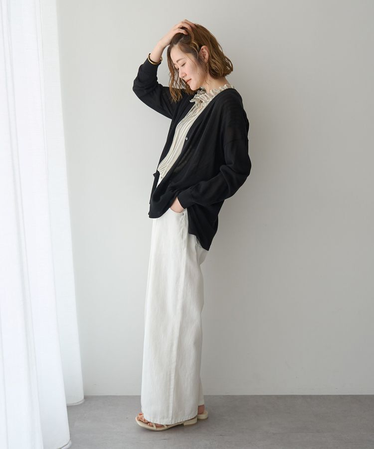 YECCA VECCA「綿麻バギーツイルパンツ」|その他|