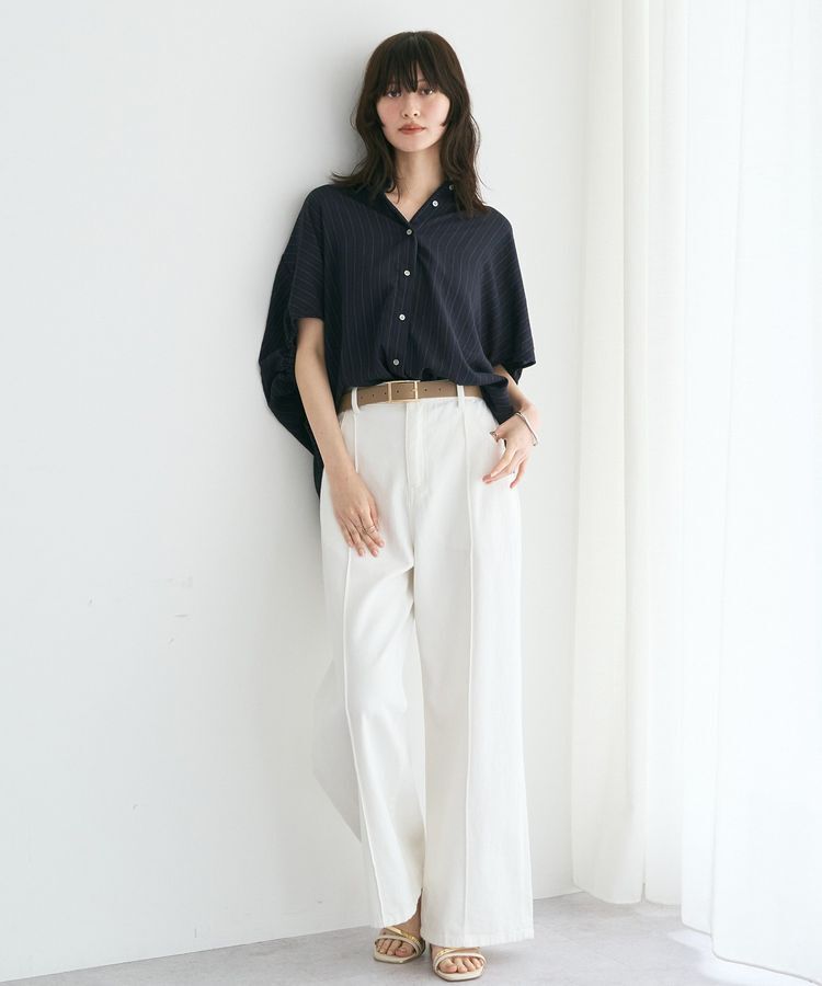 YECCA VECCA「綿麻バギーツイルパンツ」|その他|