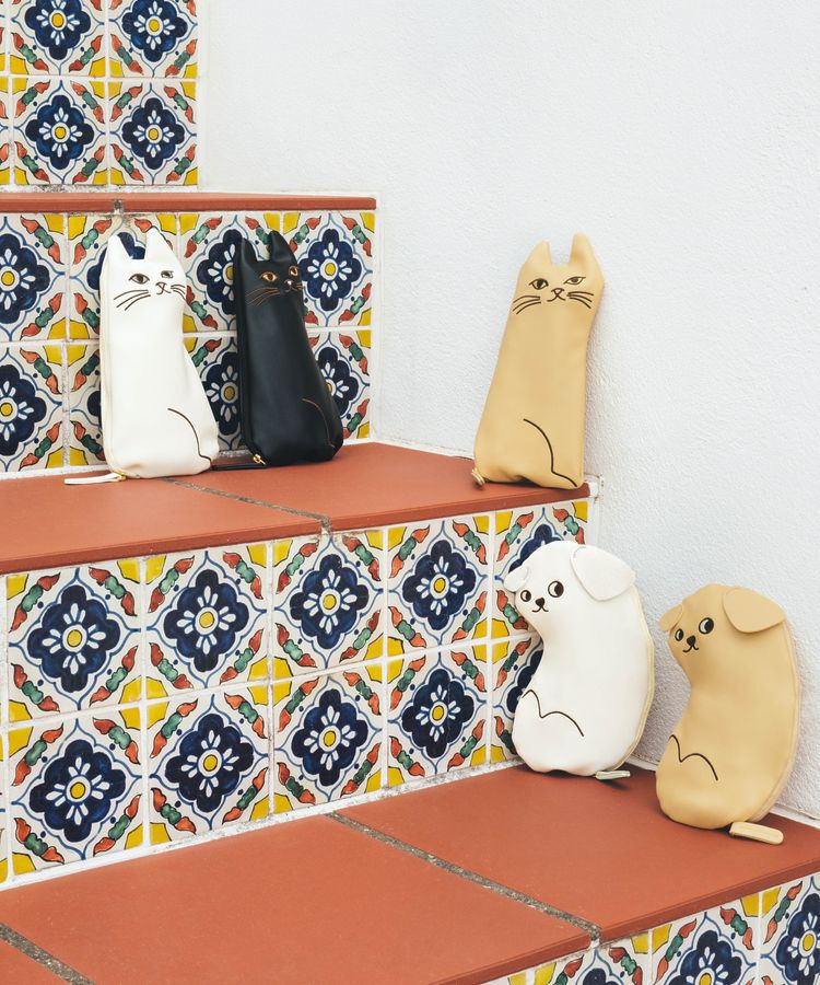 YECCA VECCA「【because】PUお出かけキャットミニ」|傘|