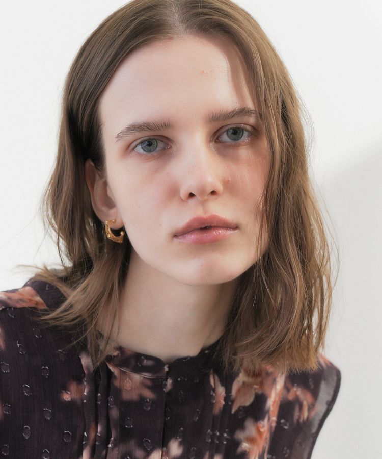 YECCA VECCA「メッシュフープピアス」|ピアス|
