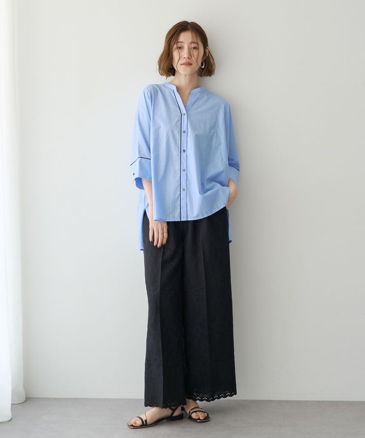 YECCA VECCA「ペーパータッチドルマンシャツ」|シャツ・ブラウス|