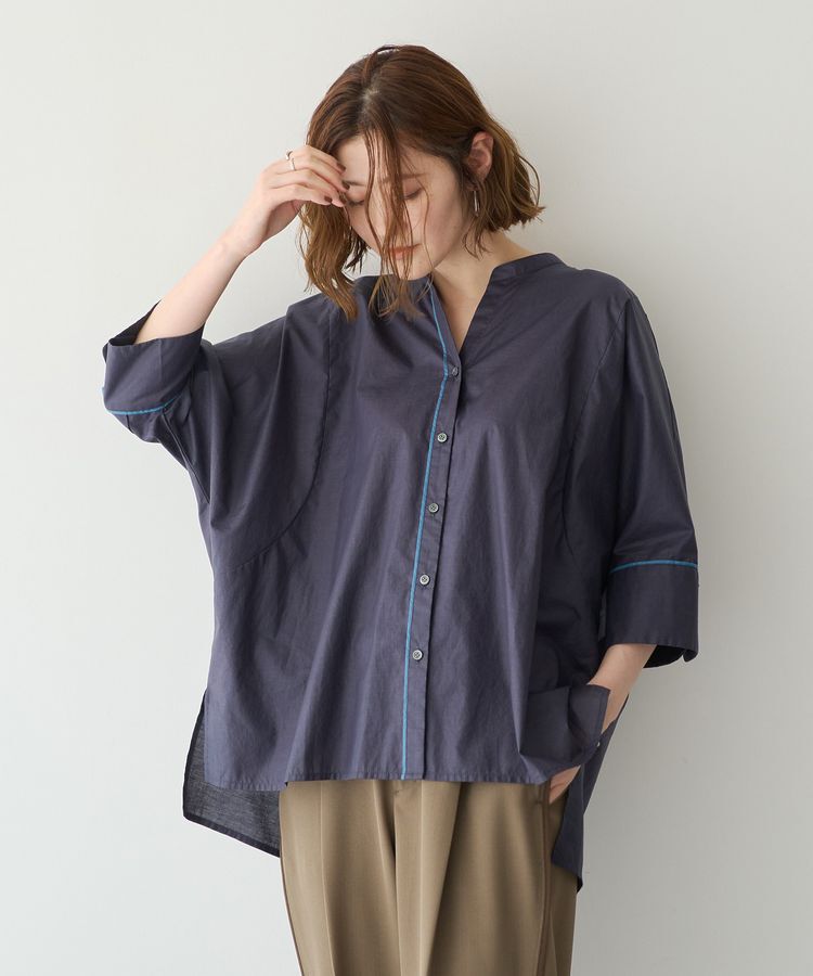 YECCA VECCA「ペーパータッチドルマンシャツ」|シャツ・ブラウス|