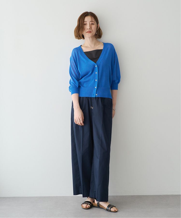 YECCA VECCA「コットンイージー切替ワイドパンツ」|その他|
