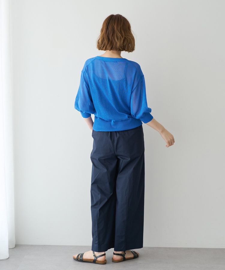 YECCA VECCA「コットンイージー切替ワイドパンツ」|その他|