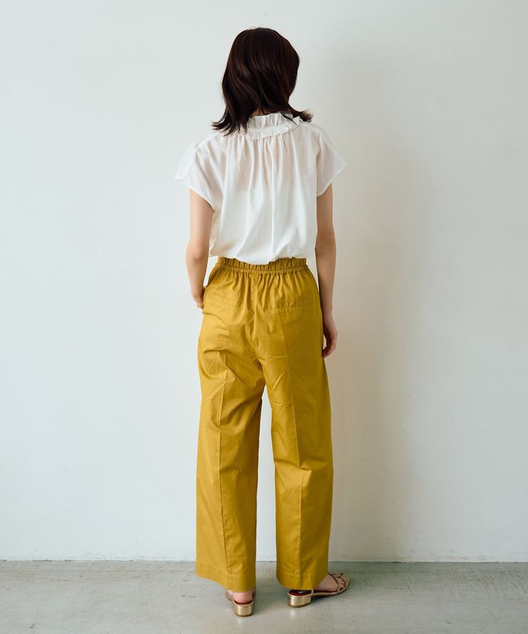 YECCA VECCA「コットンイージー切替ワイドパンツ」|その他|