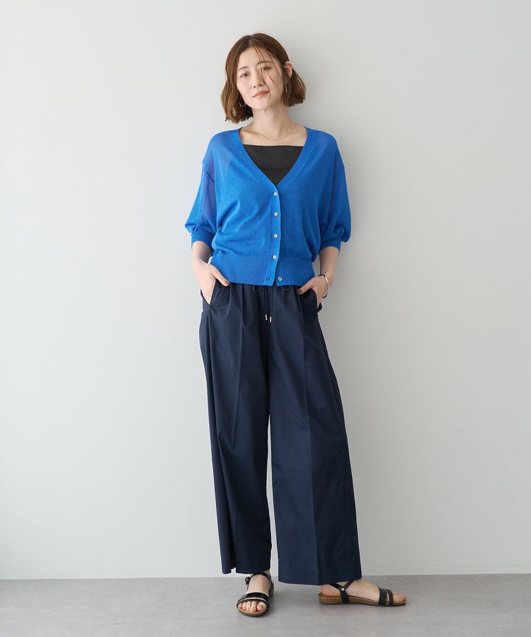 YECCA VECCA「コットンイージー切替ワイドパンツ」|その他|