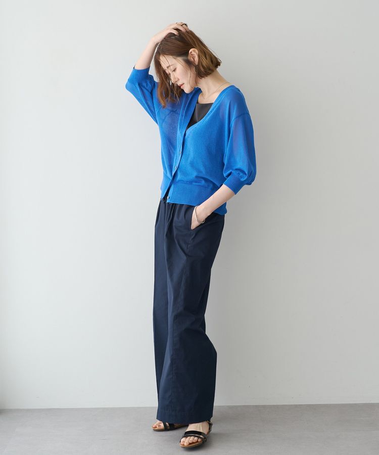 YECCA VECCA「コットンイージー切替ワイドパンツ」|その他|