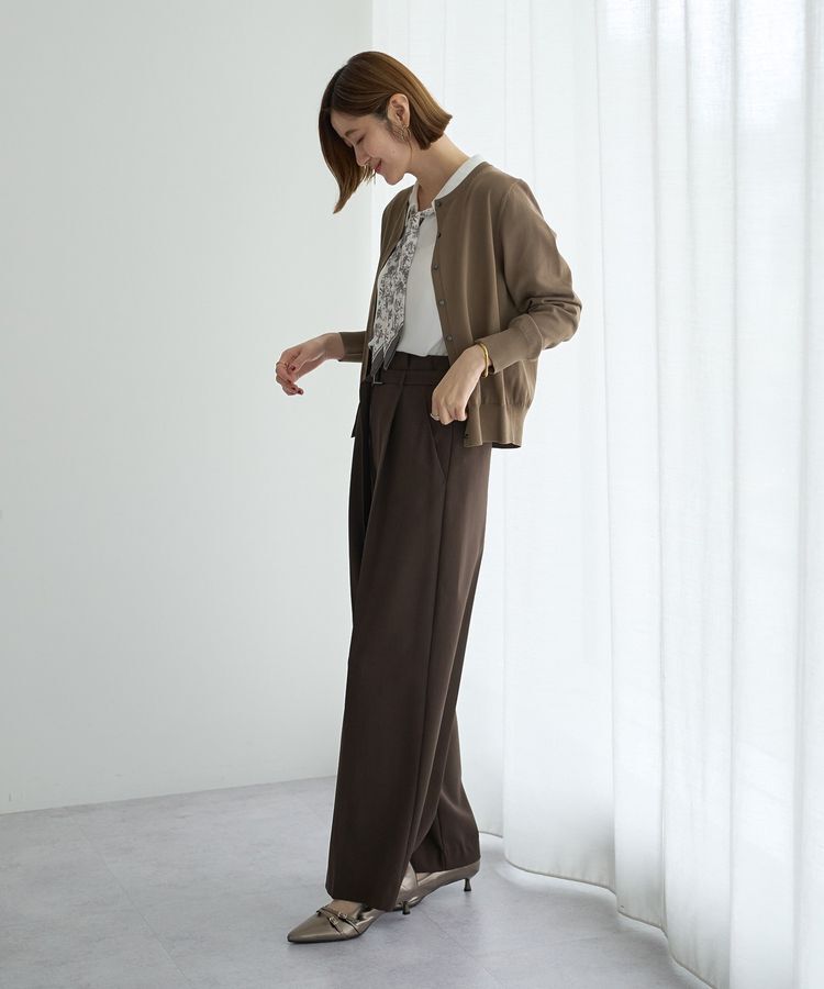 YECCA VECCA「【UVカット】クルーネックカーディガン」|カーディガン|