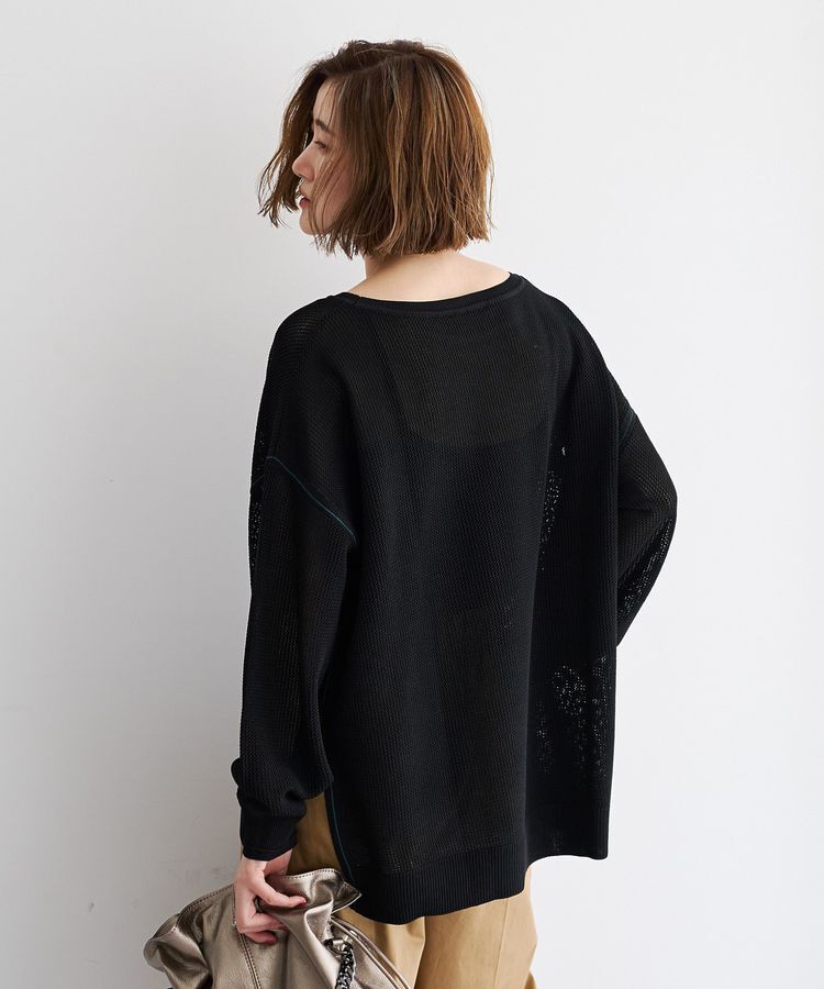 Editt by YECCA VECCA「メッシュルーズニット」|ニット・セーター|