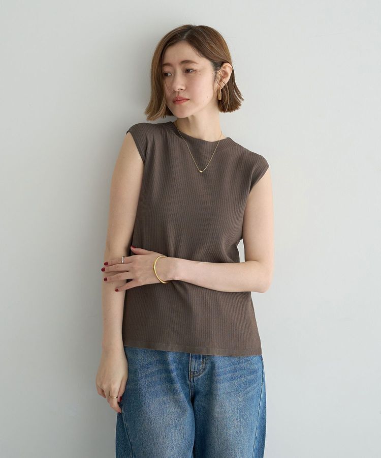YECCA VECCA「【2点SET】ラッフルキャミセットニット」|ニット・セーター|