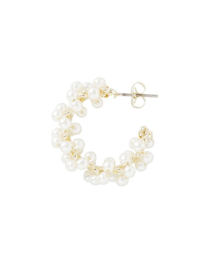 YECCA VECCA「ビーズフープピアス」|ピアス|