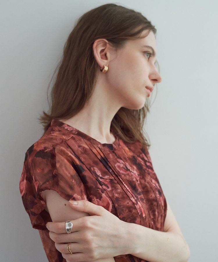 YECCA VECCA「ダブルフープピアス」|ピアス|