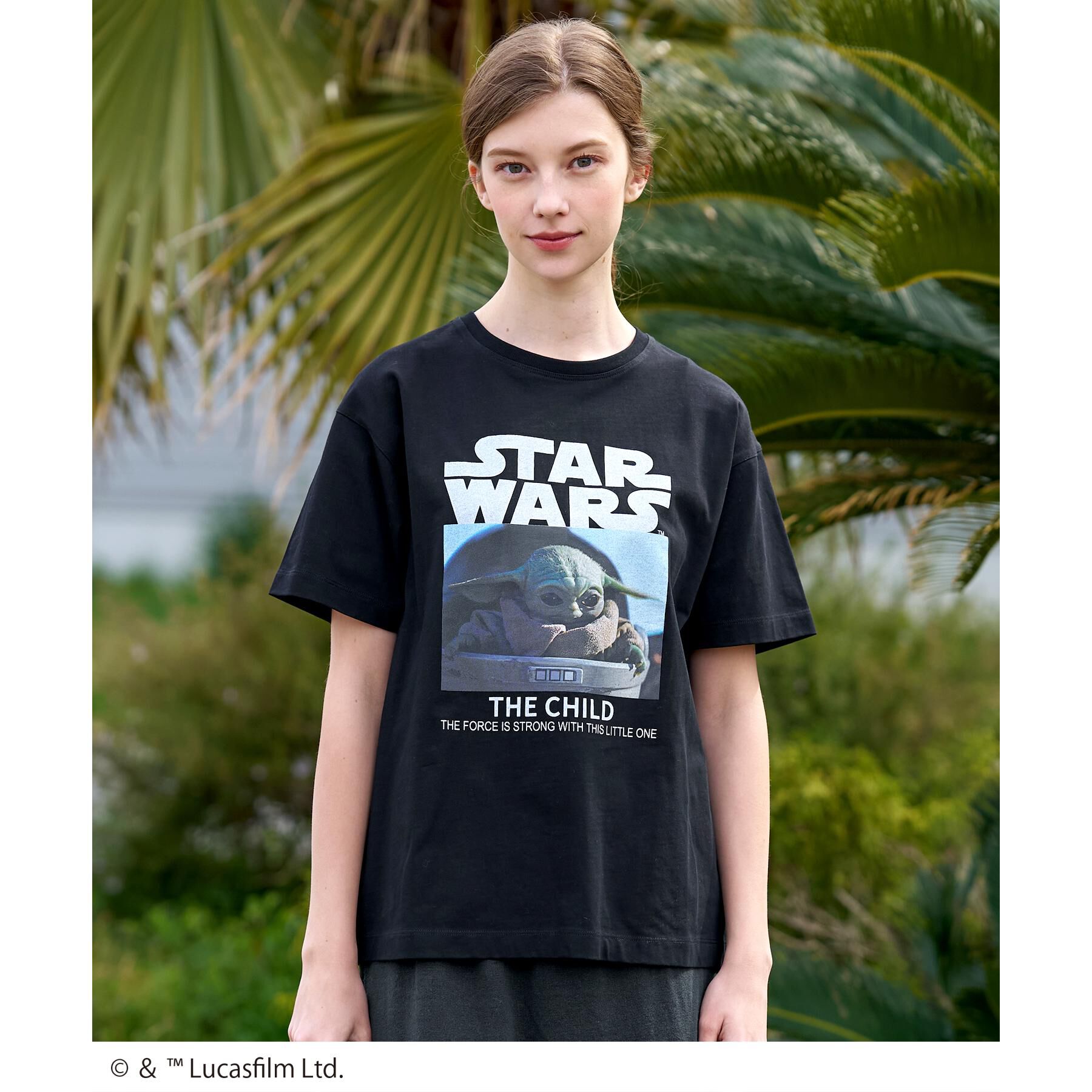 DRESSTERIOR「【接触冷感】STAR WARS カプセルグローグTシャツ」|Tシャツ・カットソー|ブラック(019)