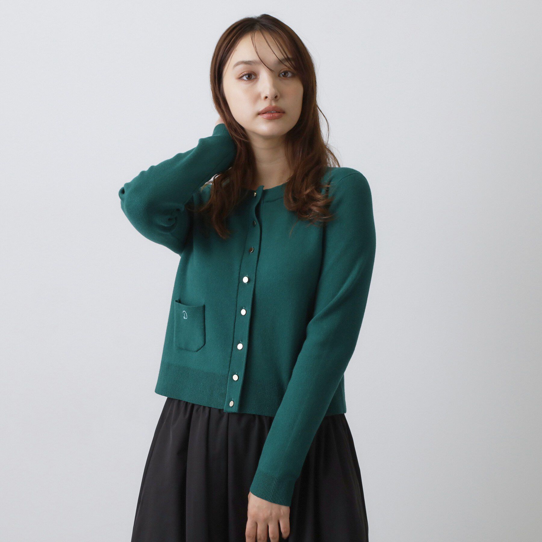 DRESSTERIOR「ウォッシャブルコットンカシミヤ混カーディガン」|カーディガン|