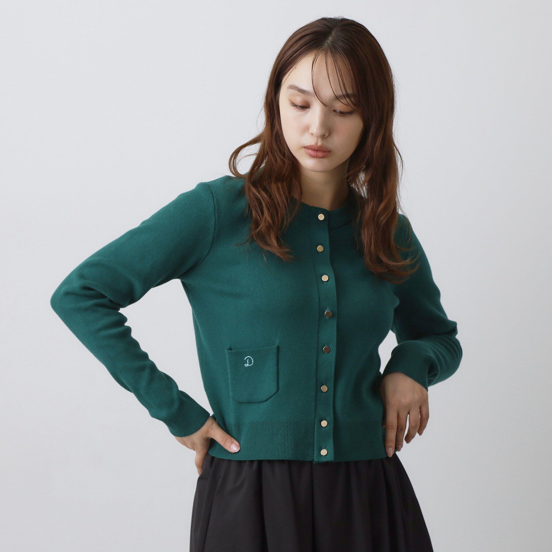 DRESSTERIOR「ウォッシャブルコットンカシミヤ混カーディガン」|カーディガン|