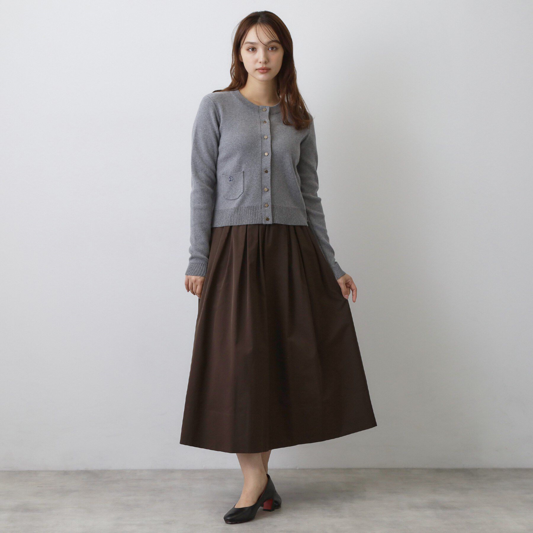 DRESSTERIOR「ウォッシャブルコットンカシミヤ混カーディガン」|カーディガン|