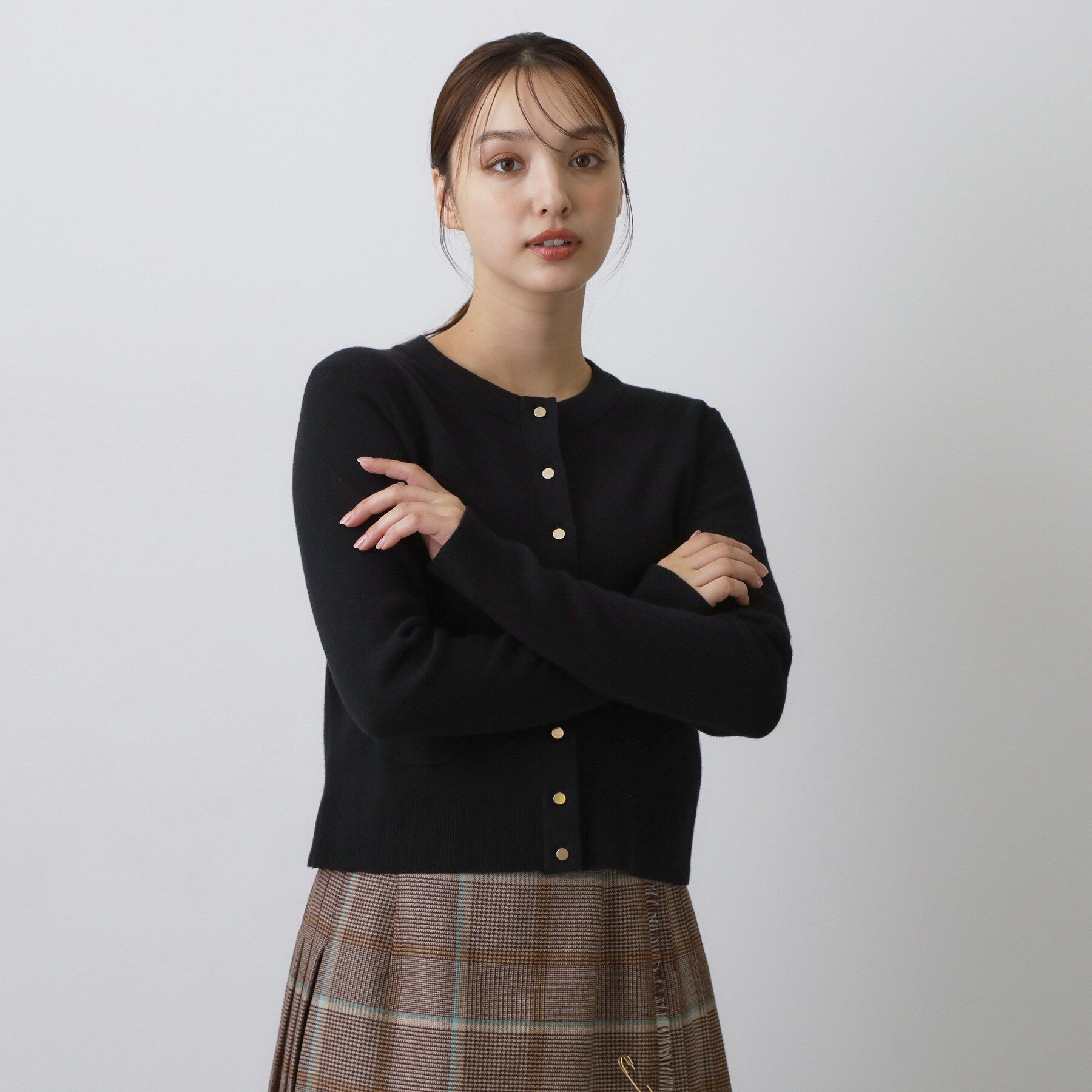 DRESSTERIOR「ウォッシャブルコットンカシミヤ混カーディガン」|カーディガン|