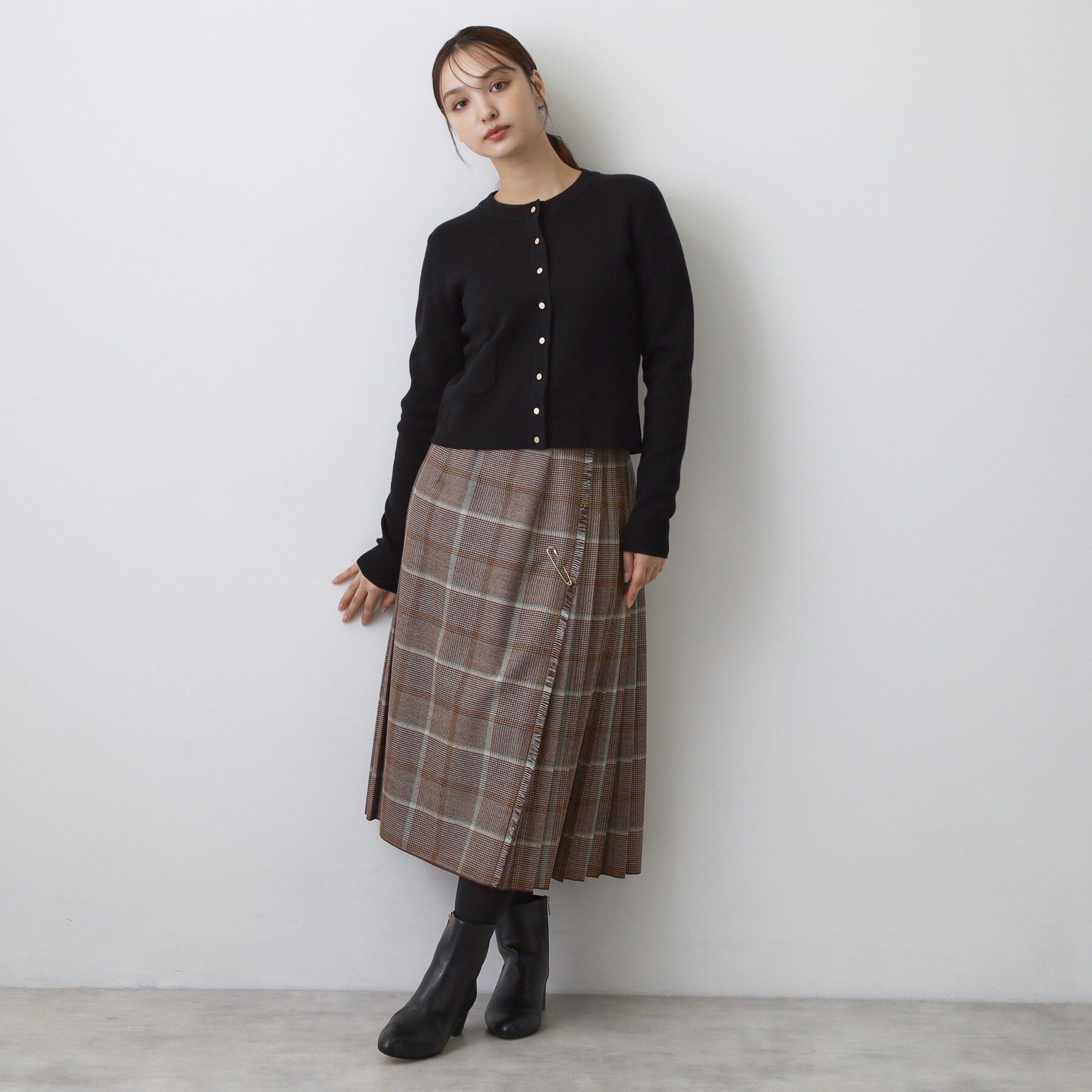 DRESSTERIOR「ウォッシャブルコットンカシミヤ混カーディガン」|カーディガン|