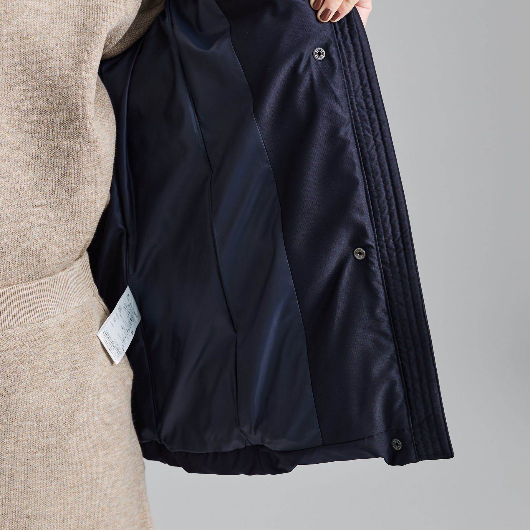 INDIVI「【名品／撥水／抗菌防臭】ショート丈リサイクルダウンコート」|ダウン|