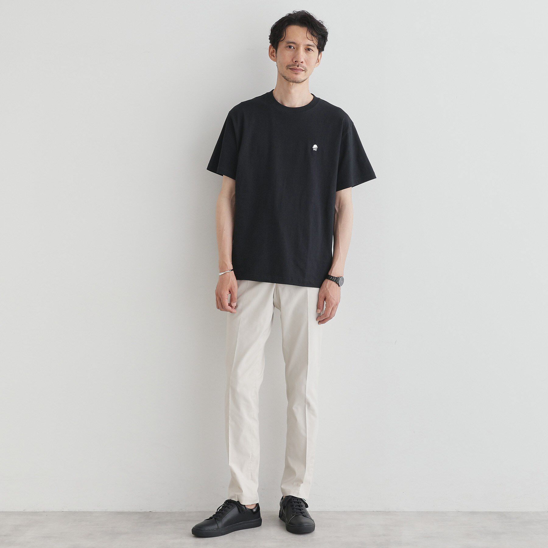 TAKEO KIKUCHI「【LIMITED】ワンポイント刺繍 半袖Tシャツ」|Tシャツ・カットソー|