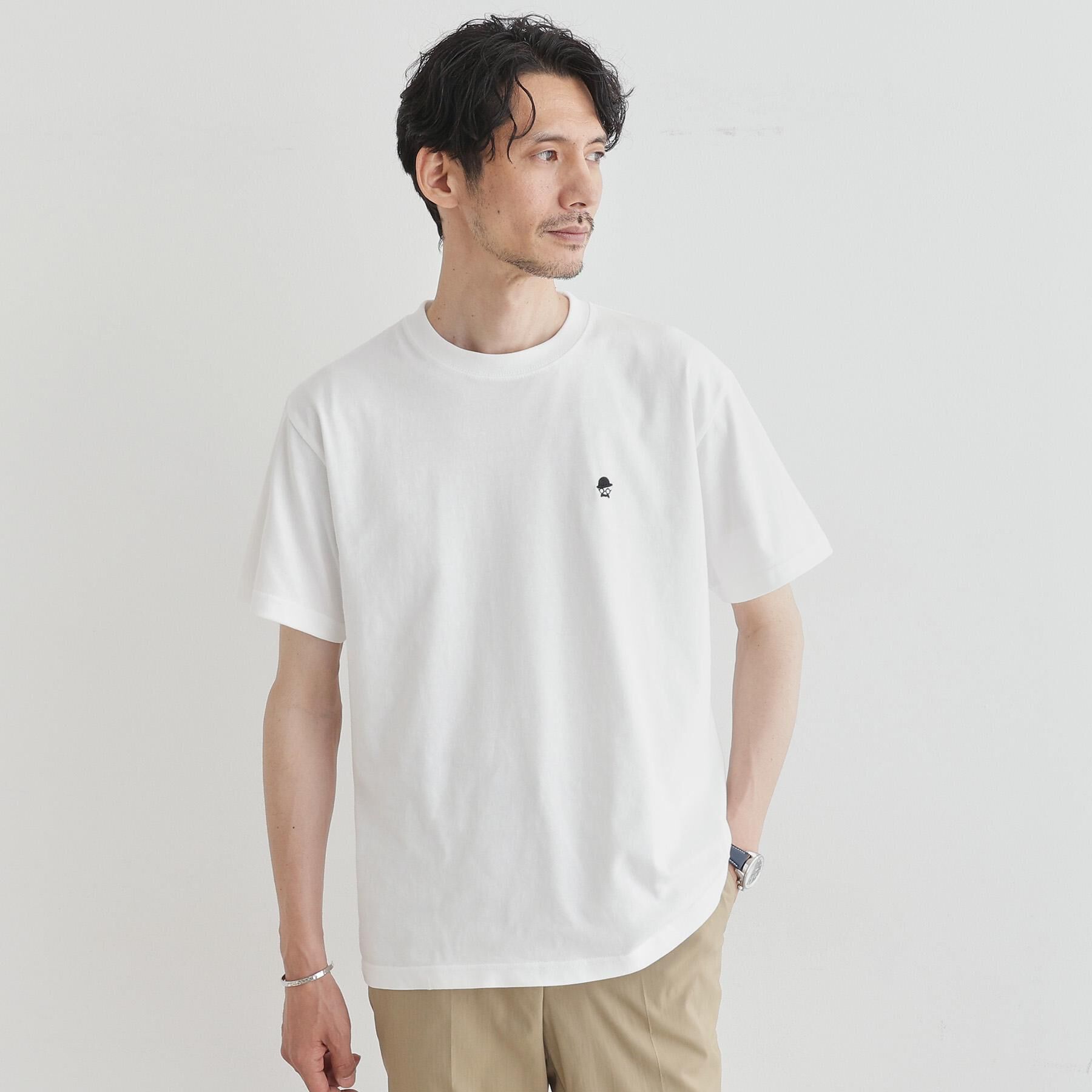 TAKEO KIKUCHI「【LIMITED】ワンポイント刺繍 半袖Tシャツ」|Tシャツ・カットソー|