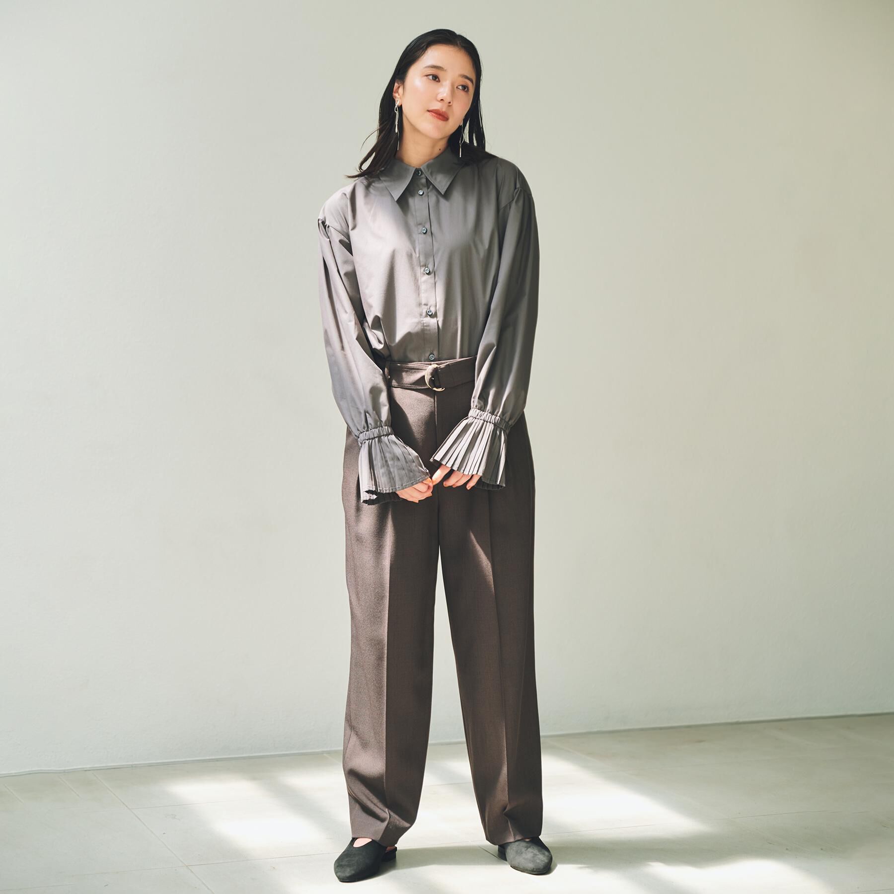 THE SHOP TK「ベルト付バレルパンツ【セットアップ可】/CAVIANシリーズ」|その他|