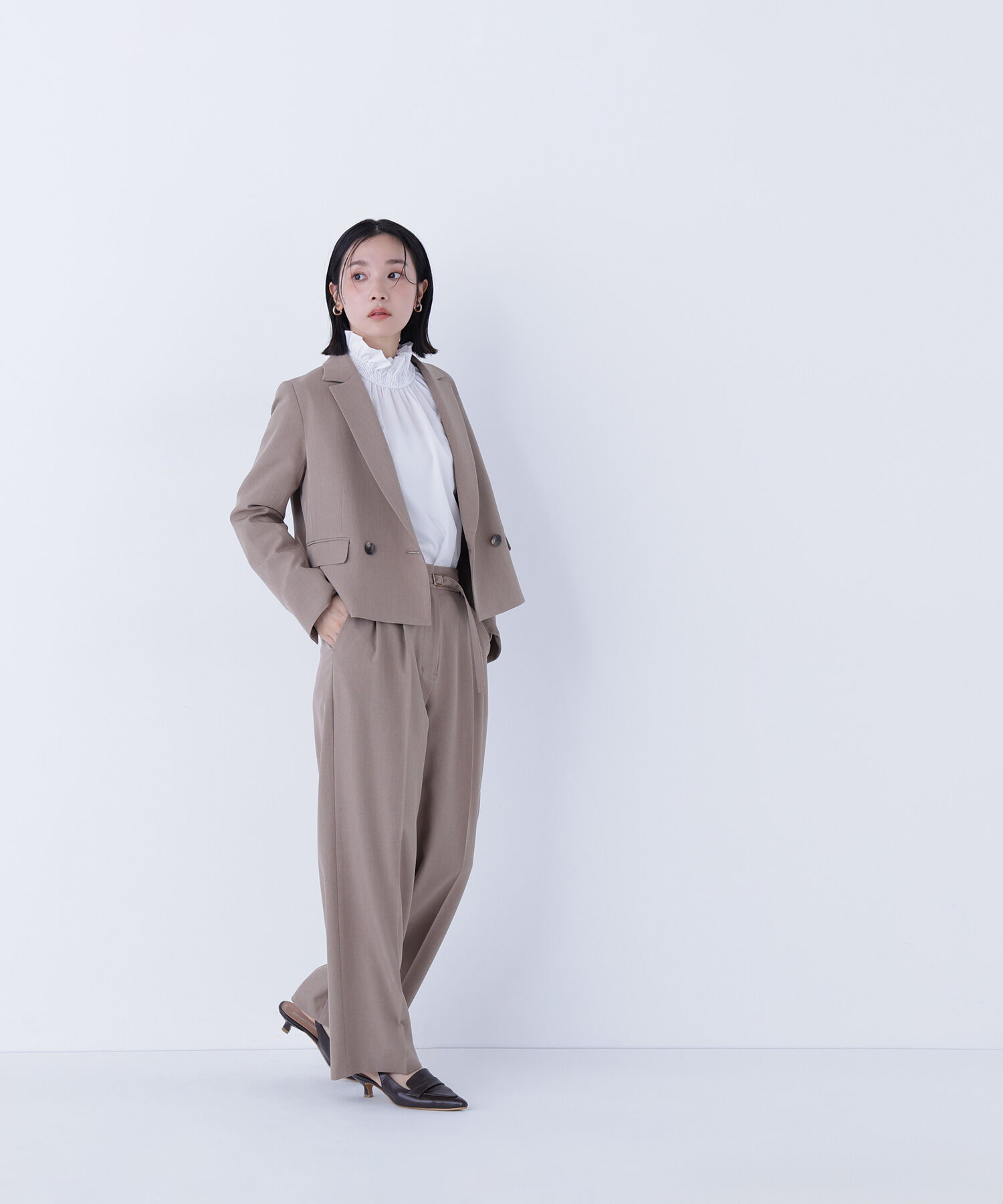 「クラッシー SETUP ツータックパンツ」|その他|