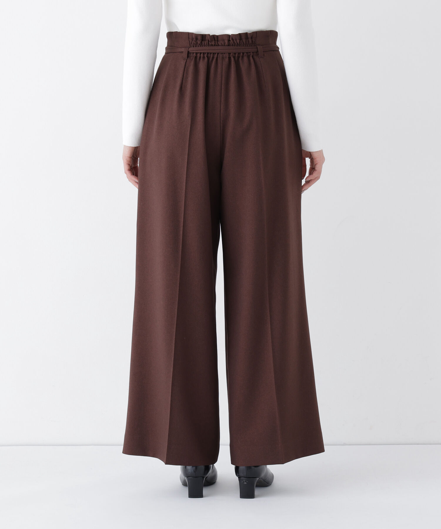  「ダブルベルトワイドパンツ」|その他|