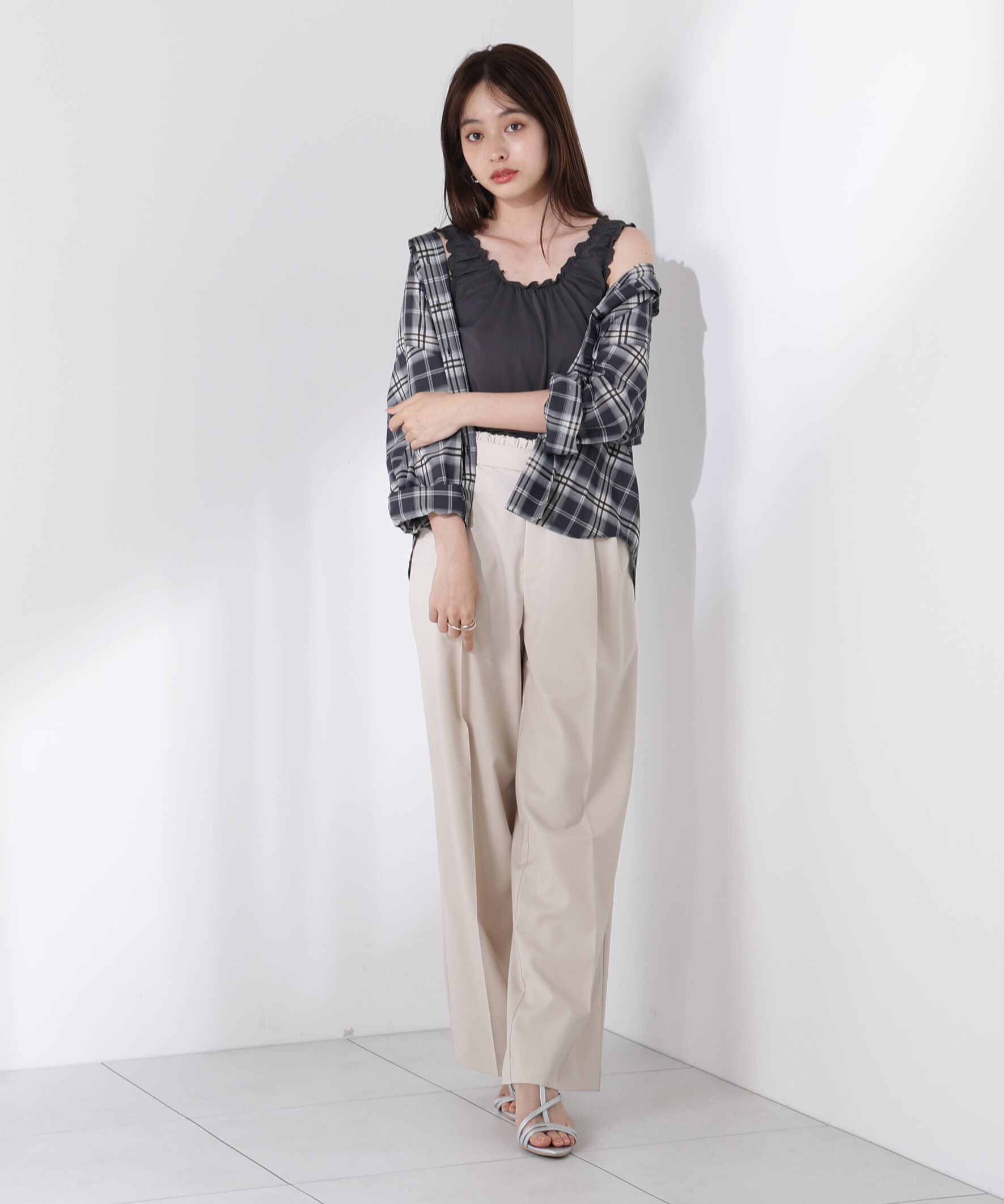 PROPORTION BODY DRESSING「ギャザータンク」|Tシャツ・カットソー|