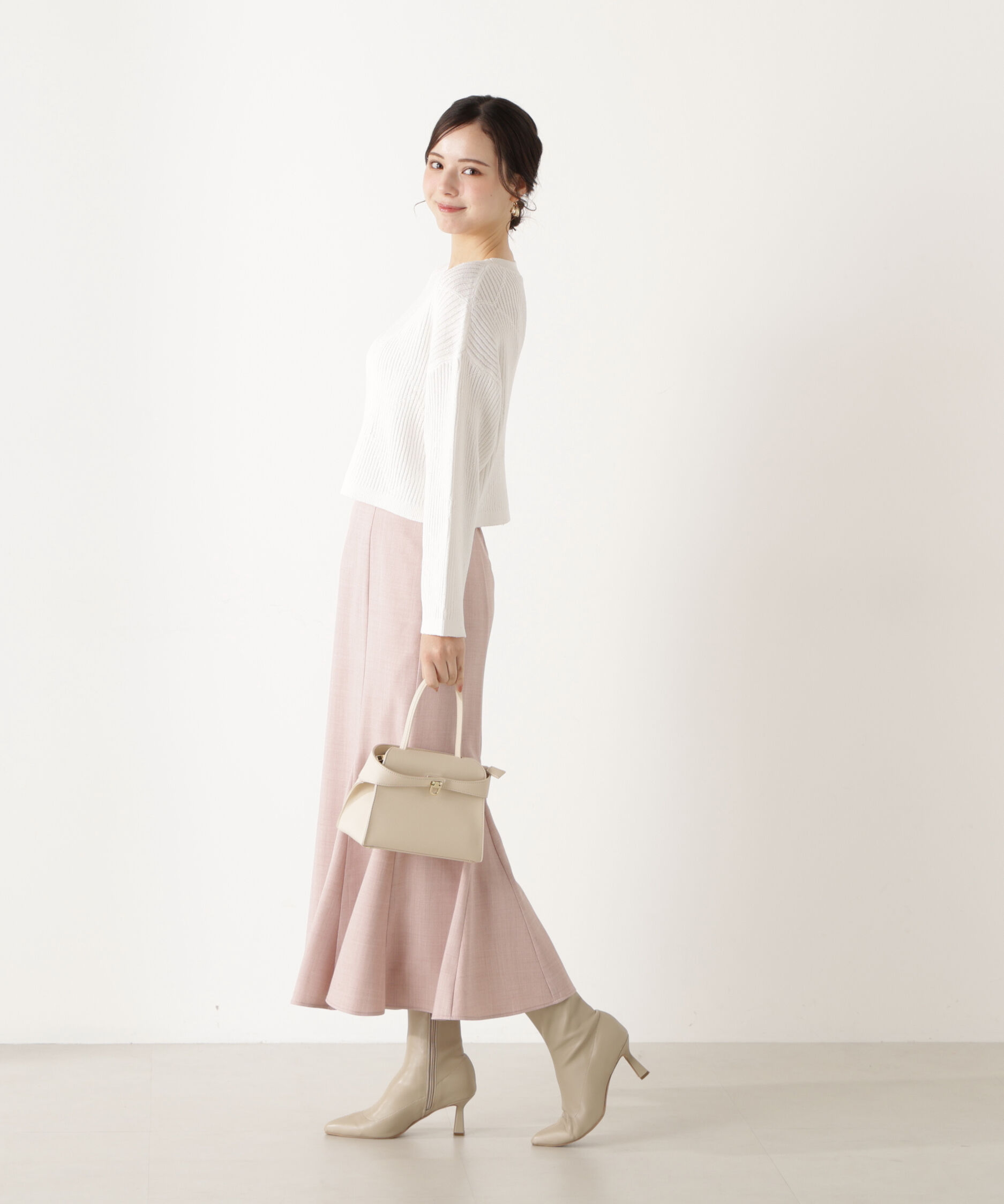 PROPORTION BODY DRESSING「ラメ入りアイレットボクシーニット」|ニット・セーター|
