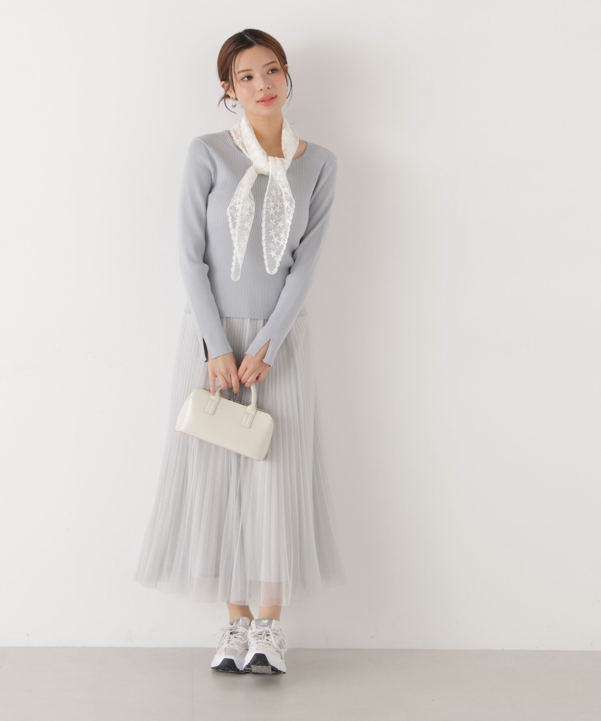 PROPORTION BODY DRESSING「《EDIT COLOGNE》ラメプリーツスカート26SS」|スカート|