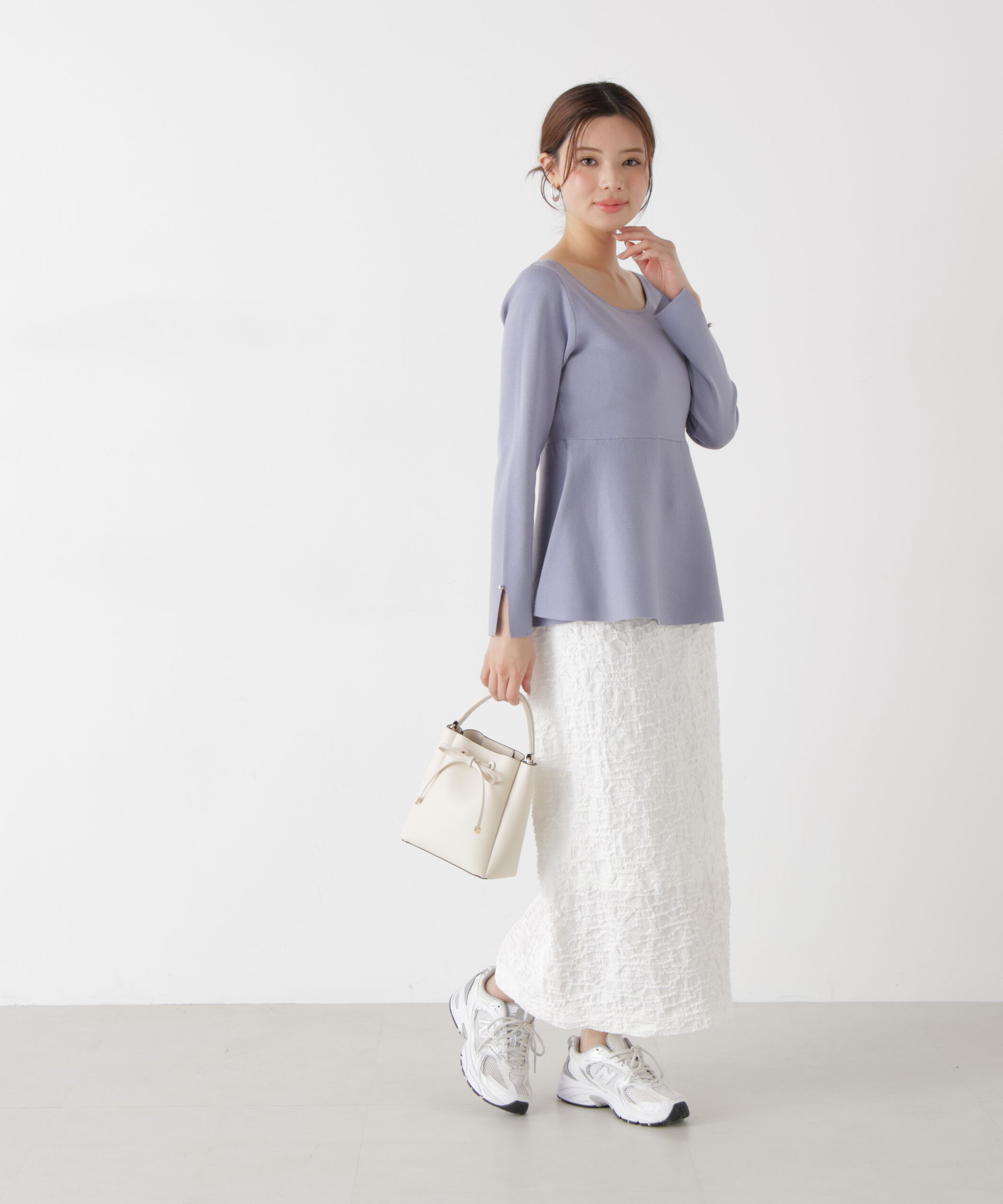 PROPORTION BODY DRESSING「ジャガードナロースカート　26SS」|スカート|