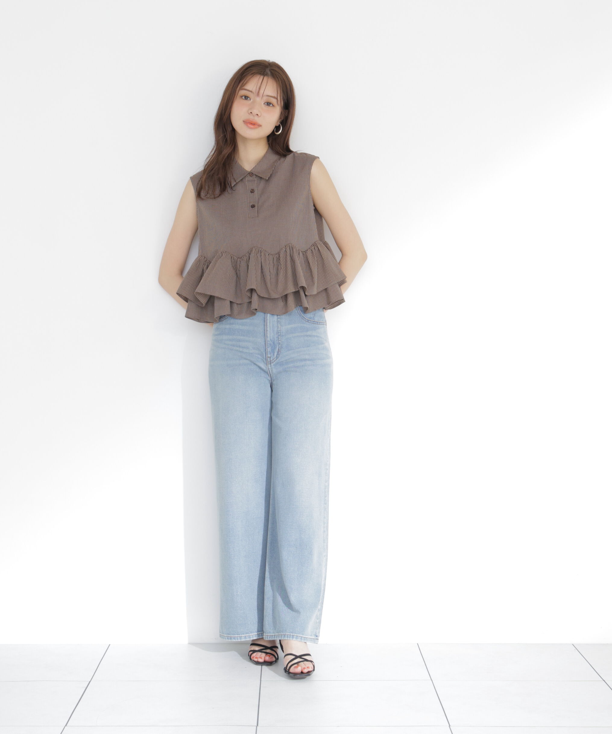 PROPORTION BODY DRESSING「〈a/mie〉ワイドデニムパンツ　26SS」|その他|