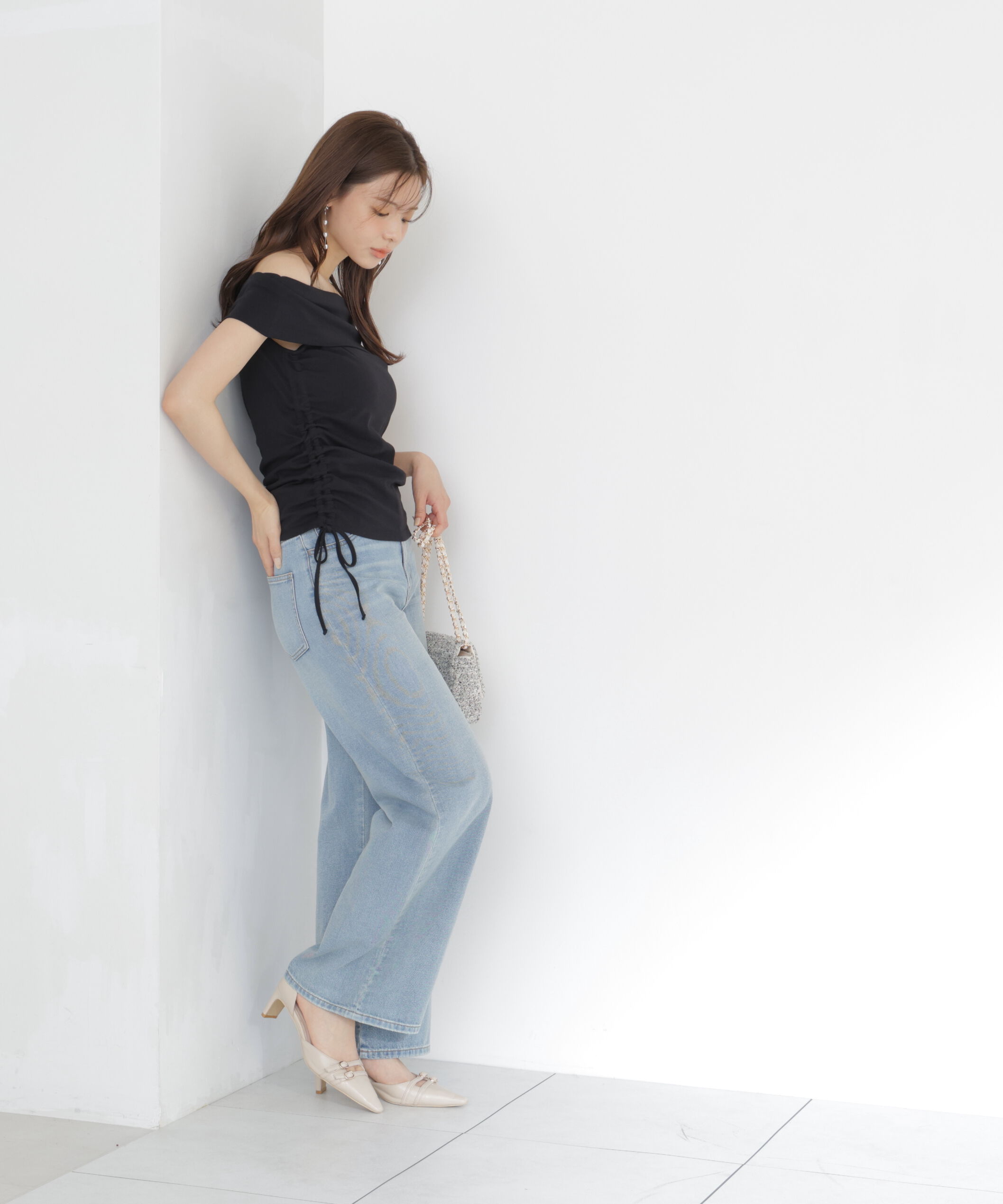 PROPORTION BODY DRESSING「〈a/mie〉ワイドデニムパンツ　26SS」|その他|
