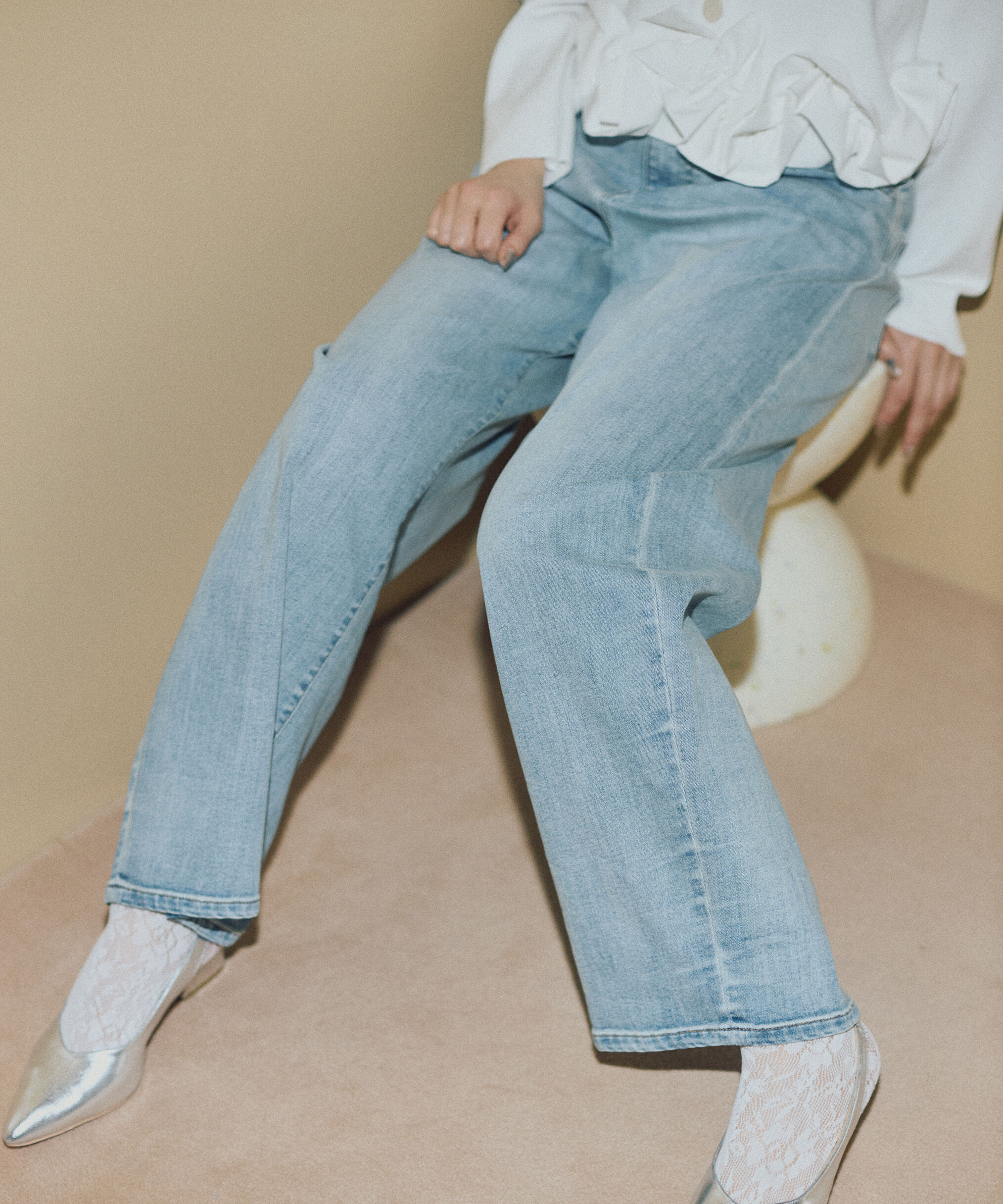 PROPORTION BODY DRESSING「〈a/mie〉ホイップペプラムニット　26SS」|カーディガン|