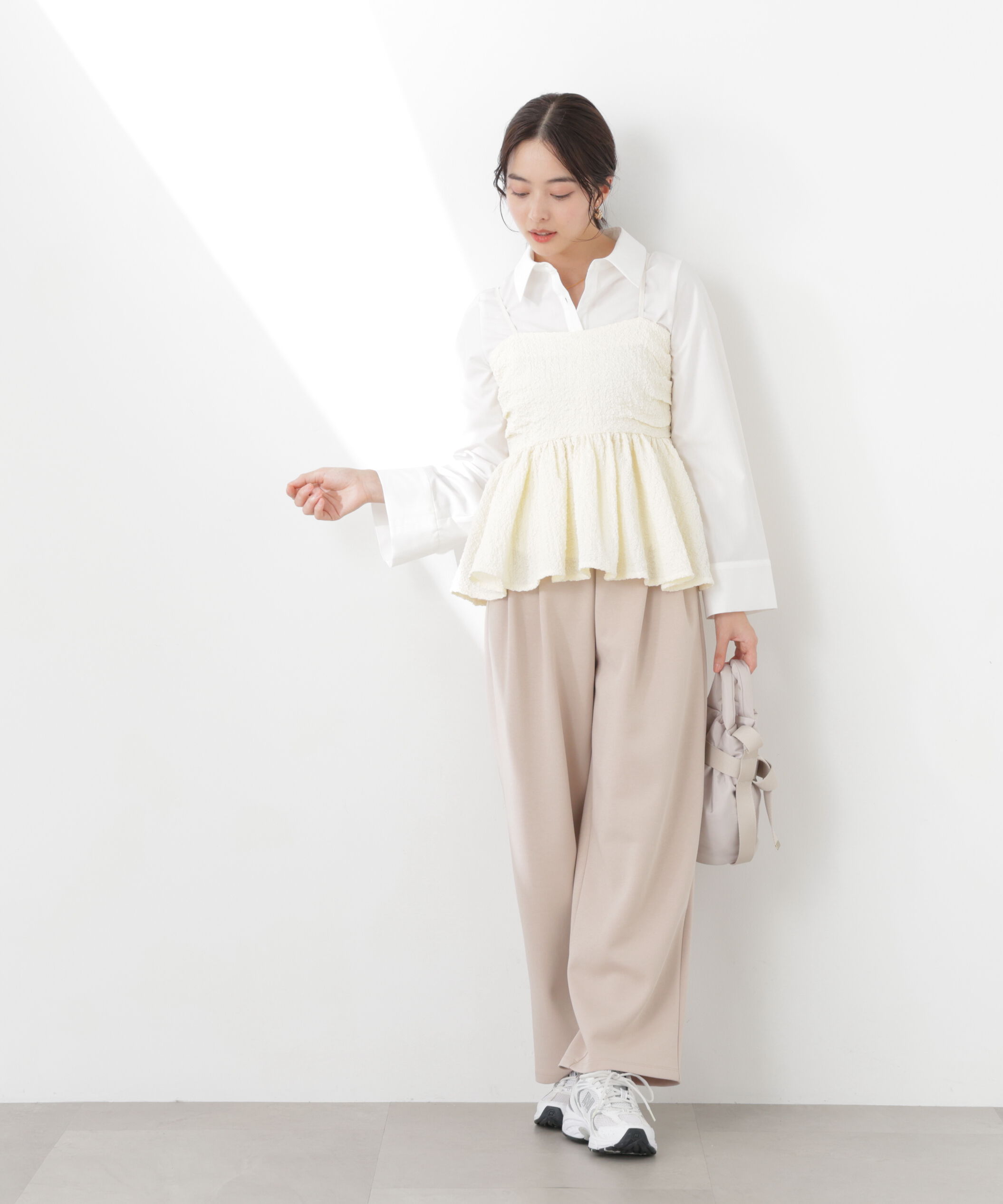 PROPORTION BODY DRESSING「〈a/mie〉カットイージータックパンツ　26SS」|その他|