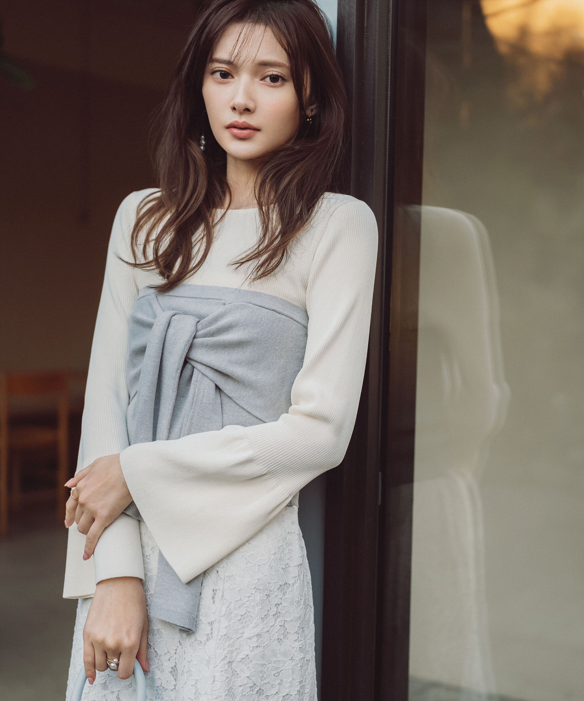 PROPORTION BODY DRESSING「フォルムスリーブニット　26SS」|ニット・セーター|