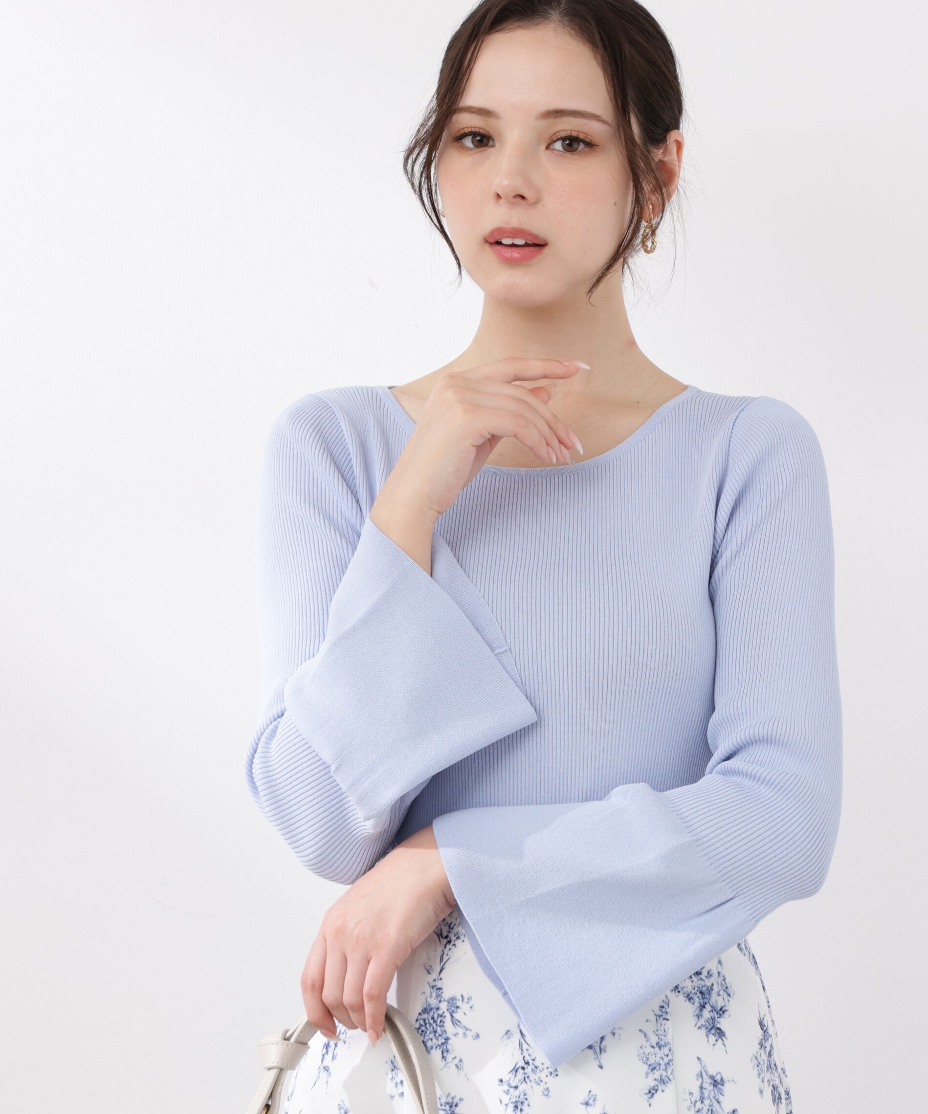 PROPORTION BODY DRESSING「フォルムスリーブニット　26SS」|ニット・セーター|