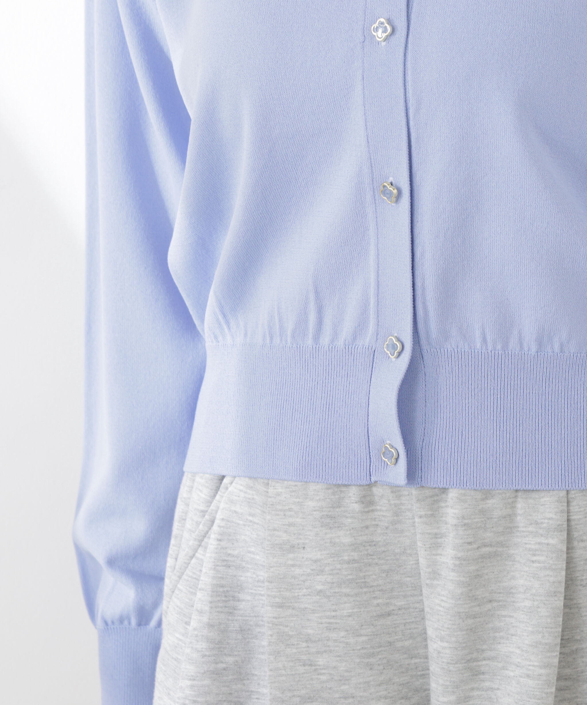 PROPORTION BODY DRESSING「＜ウォッシャブル/UV＞ベーシックカーディガン　26SS」|カーディガン|