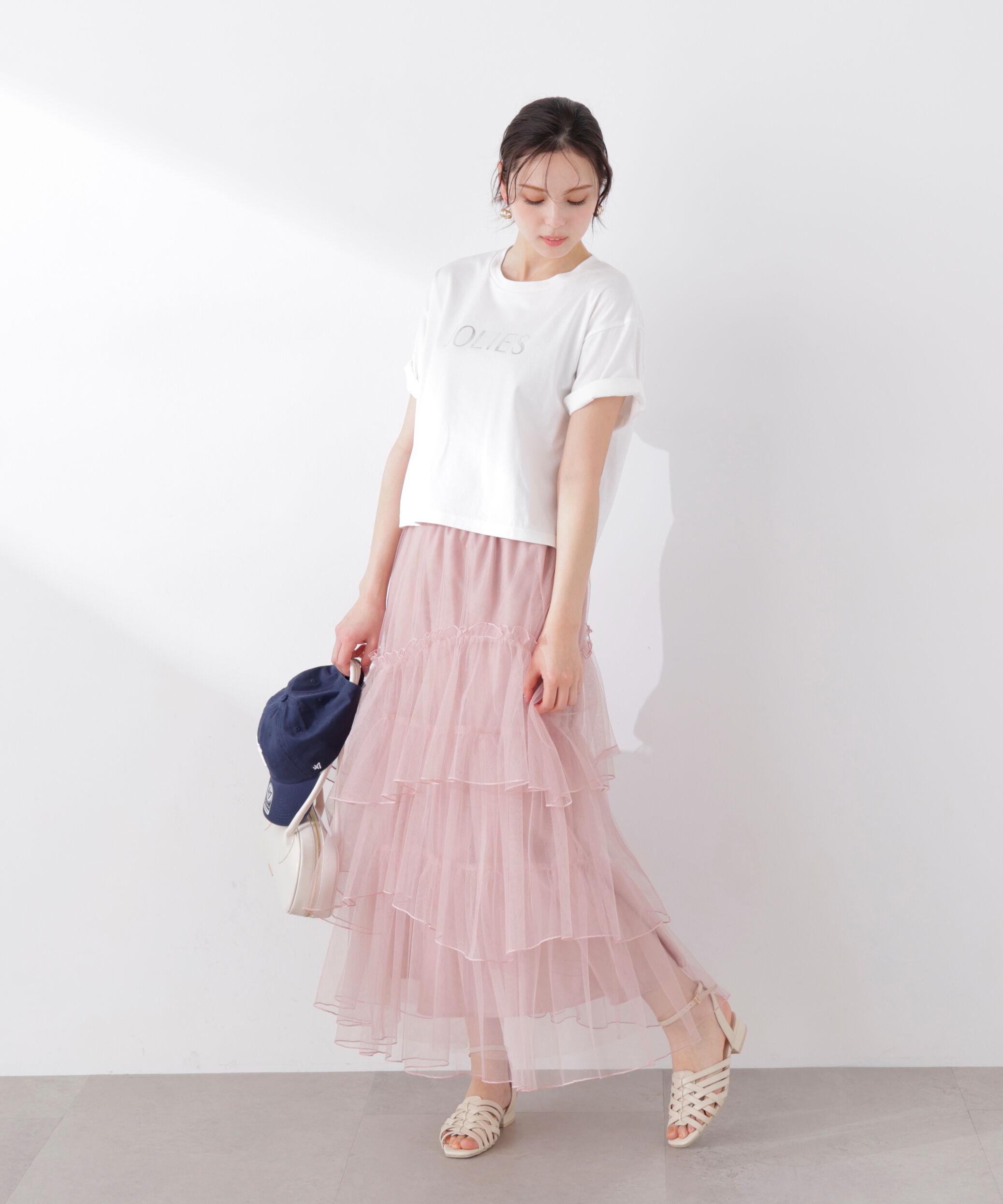 PROPORTION BODY DRESSING「ランダムティアードチュールスカート　26SS」|スカート|