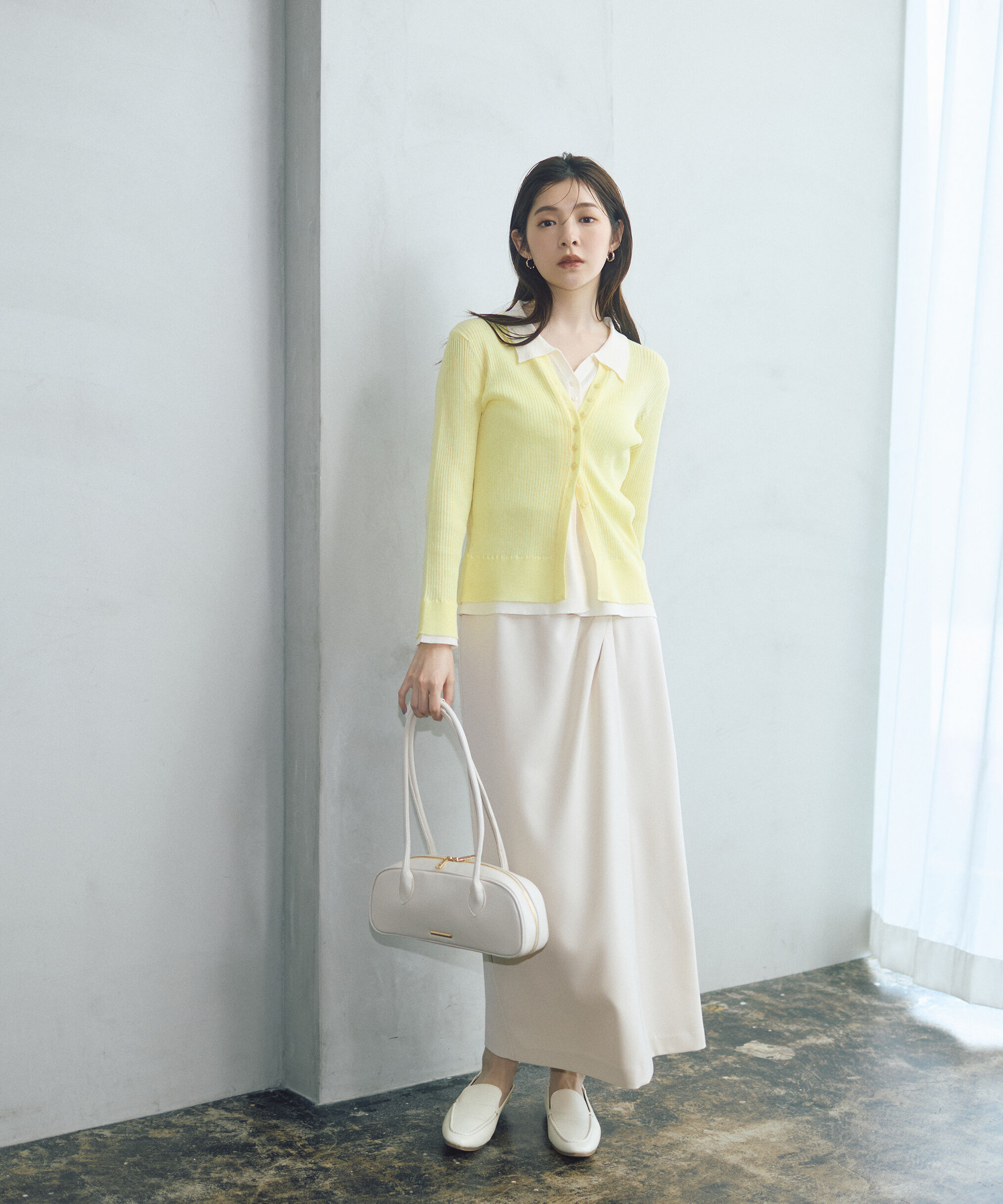 PROPORTION BODY DRESSING「＜今村朱里さんコラボ＞アシメタックナロースカート 26SS」|スカート|