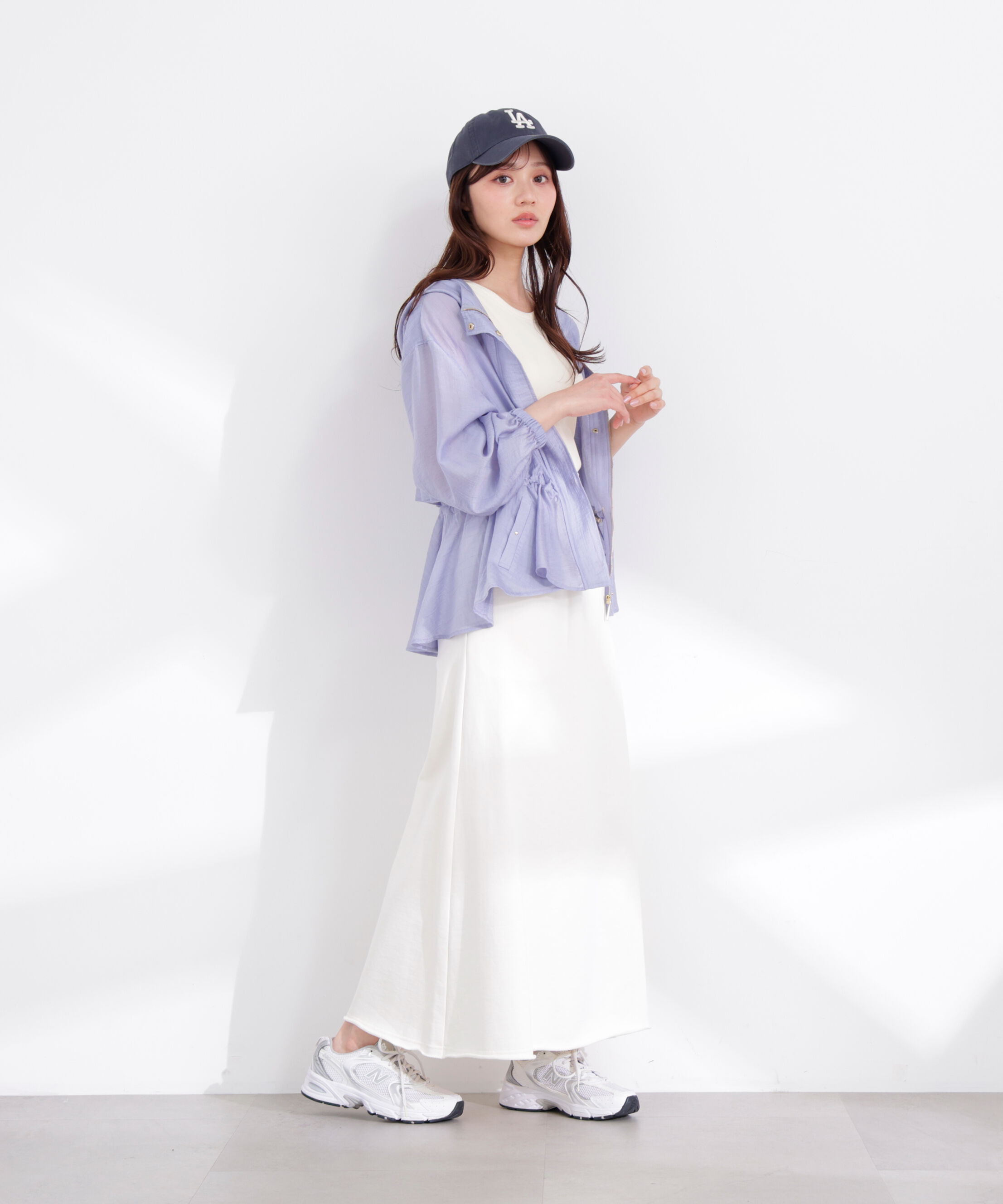 PROPORTION BODY DRESSING「〈a/mie〉裏毛ナロースカート 26SS」|スカート|