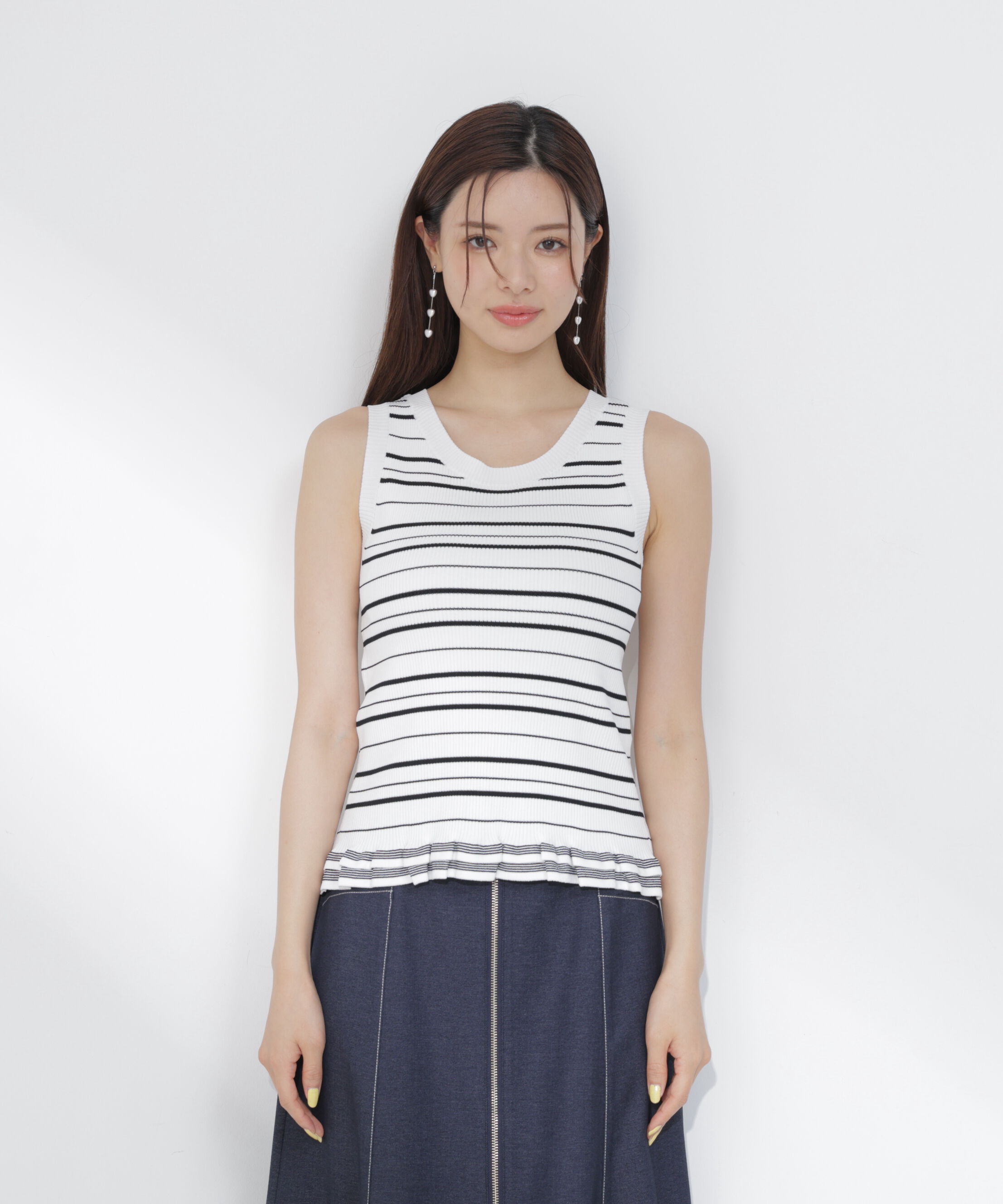 PROPORTION BODY DRESSING「裾フリルニットトップス」|ニット・セーター|
