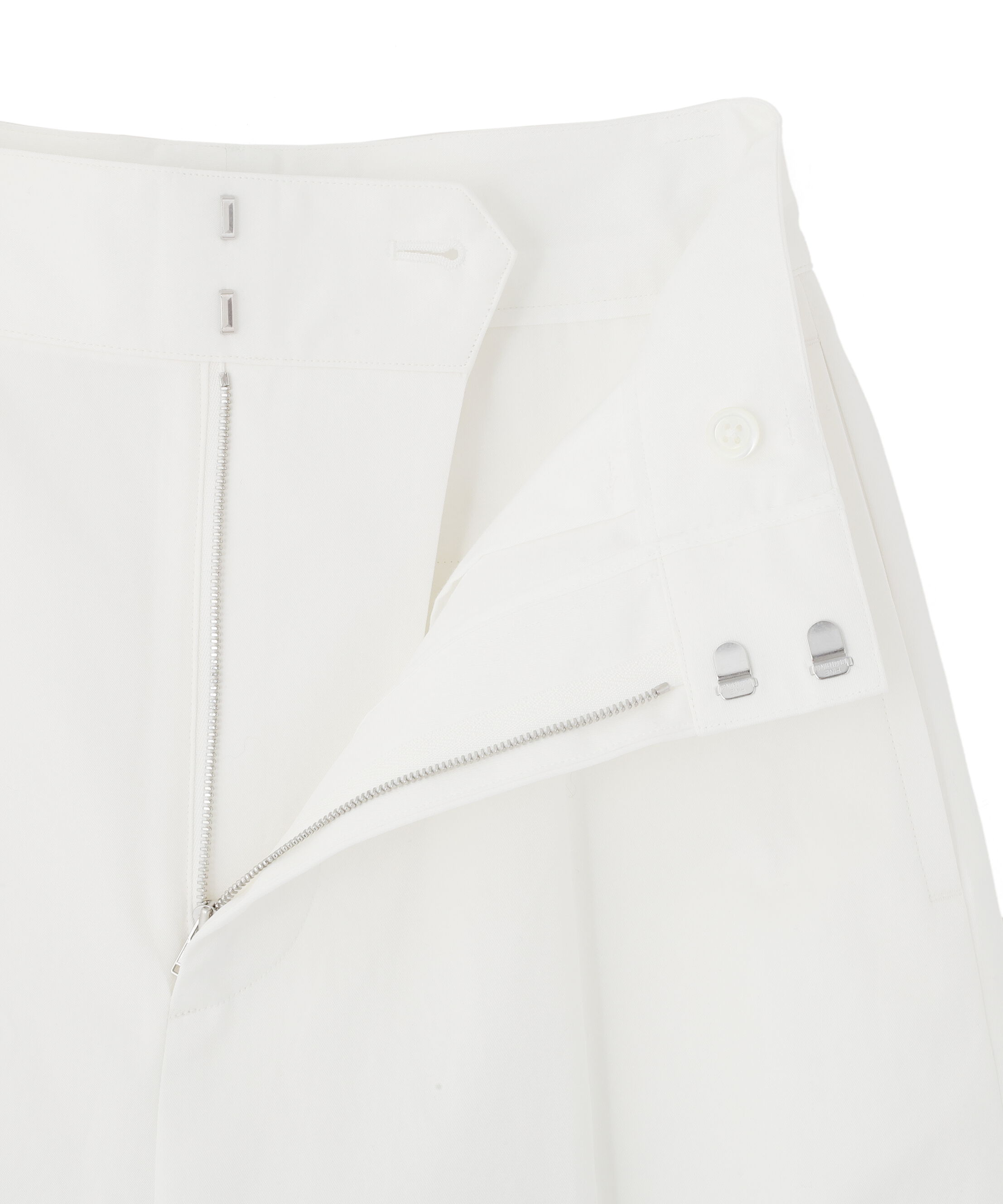  「STIFF COTTON TWILL TROUSERS」|キュロット|