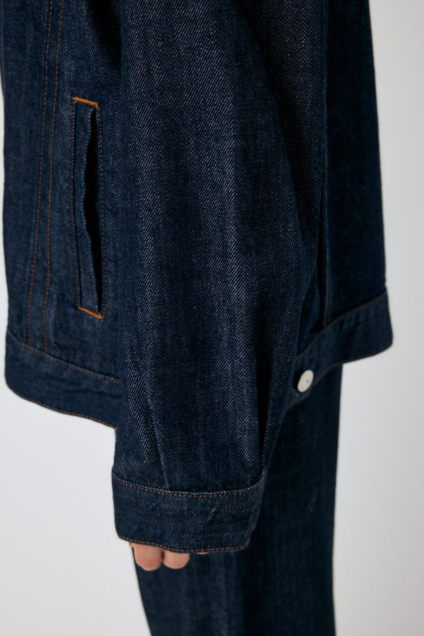 MOUSSY「TENCEL(TM) DENIM  OVER ジャケット」|デニムジャケット|